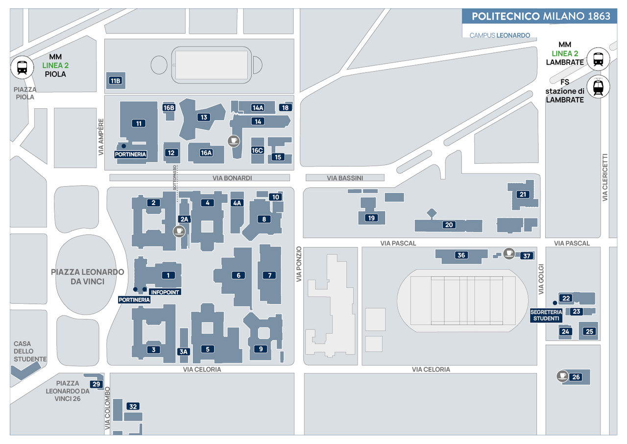 Mappa del campus Leonardo class=